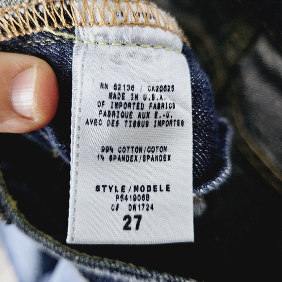 MARCIANO | embellished pocket distressed bootcut mid rise jeans - Picture 9 of 9